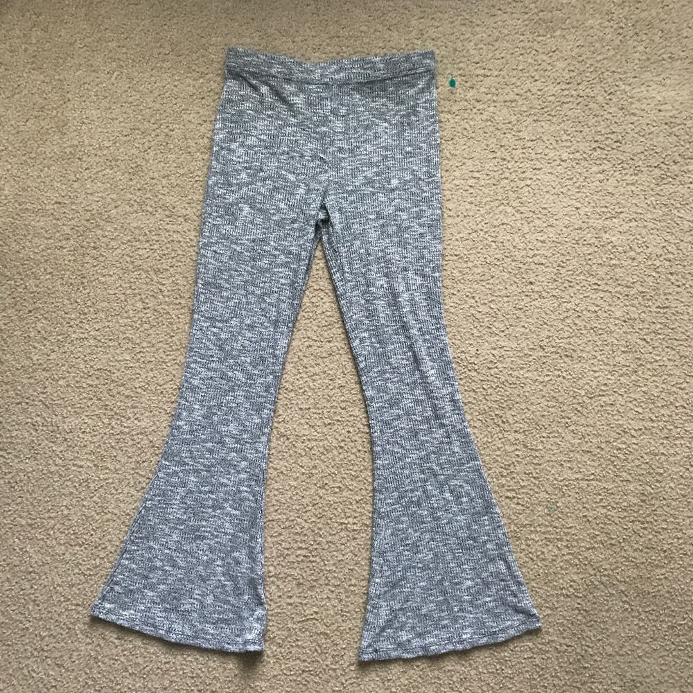 Grey, Soft Flare Pants